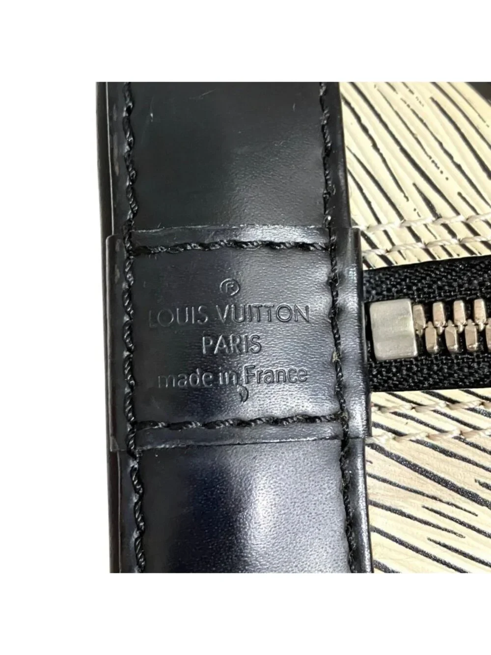 Louis Vuitton Alma BB Epi Handbag Leather